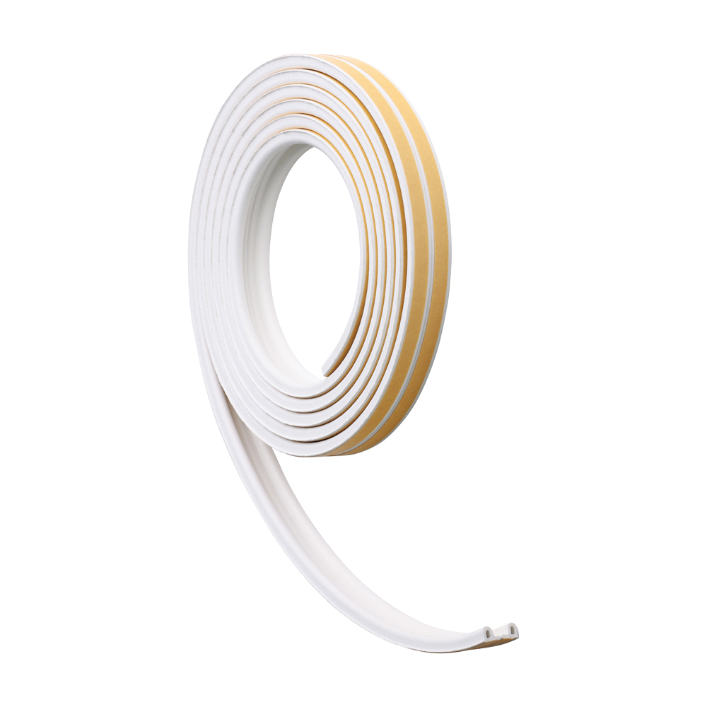 Exitex White Self-Adhesive P Strip 5Mtr