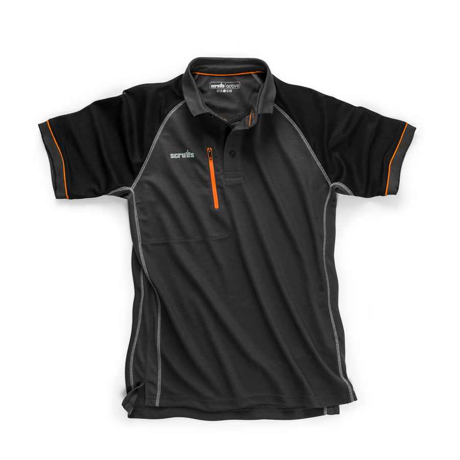 Scruffs Trade Active Polo - Graphite - Xl