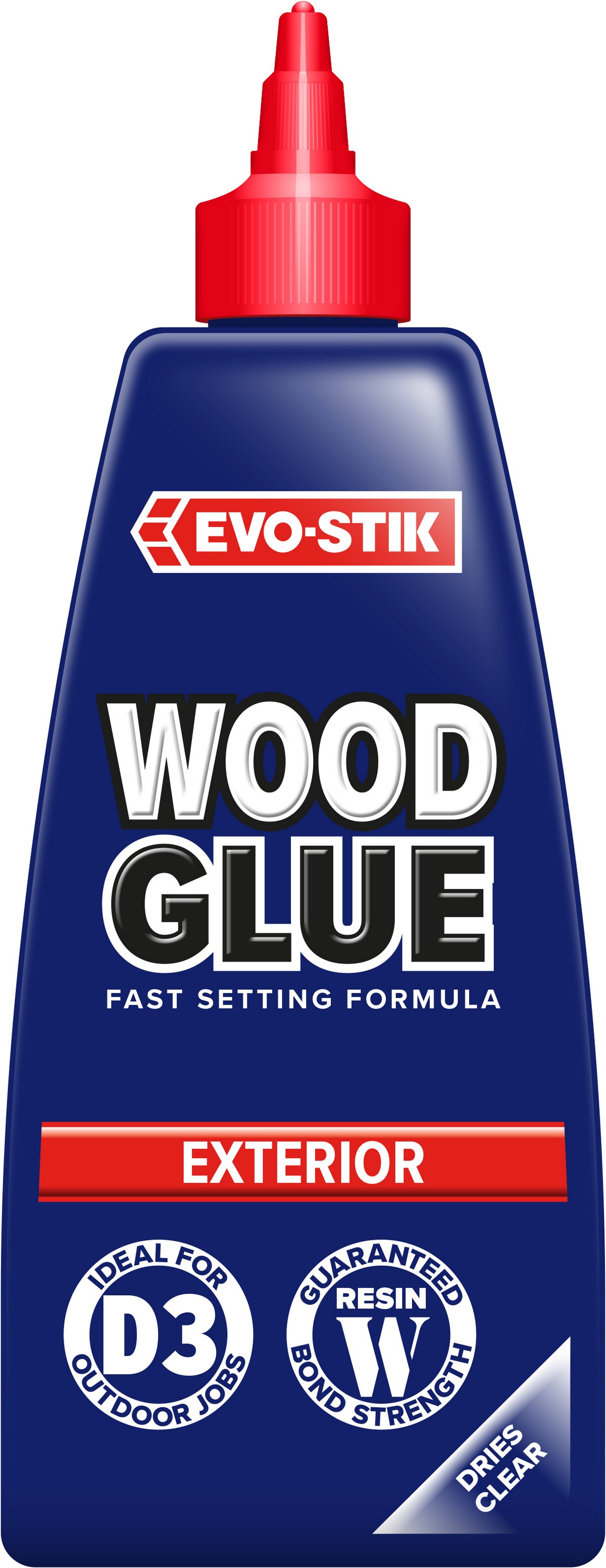 Evo-Stik Resin 'W' Exterior Wood Glue D3 1Ltr Dries Clear