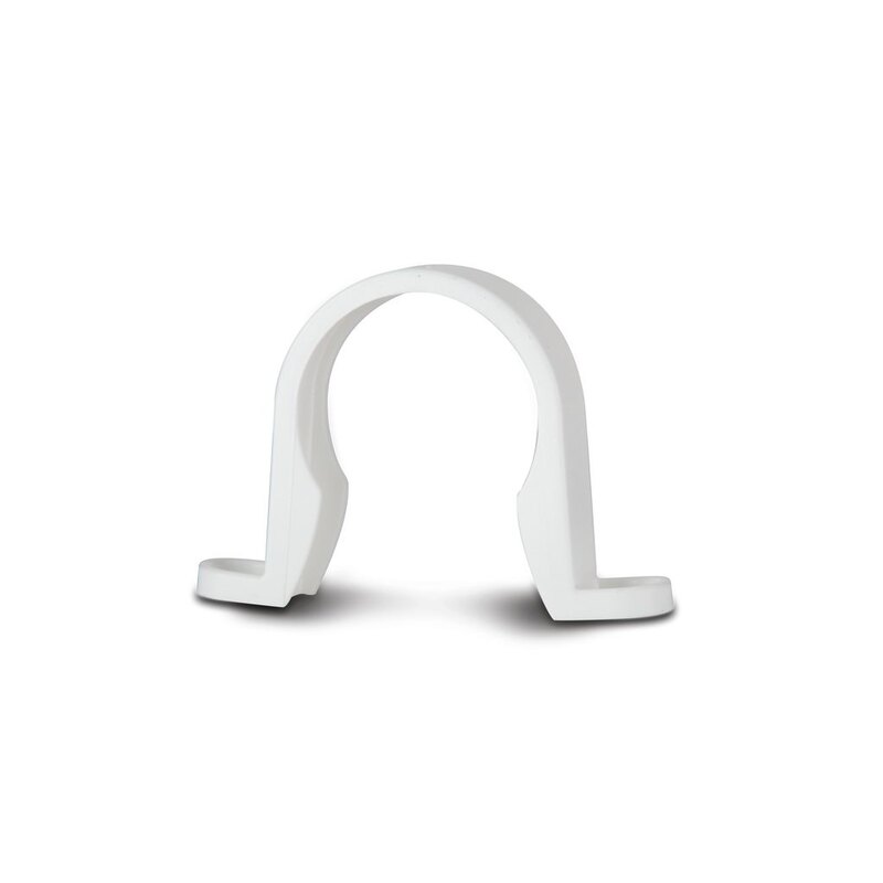 Polypipe - Waste Push Fit Pipe Clip - 32mm - White
