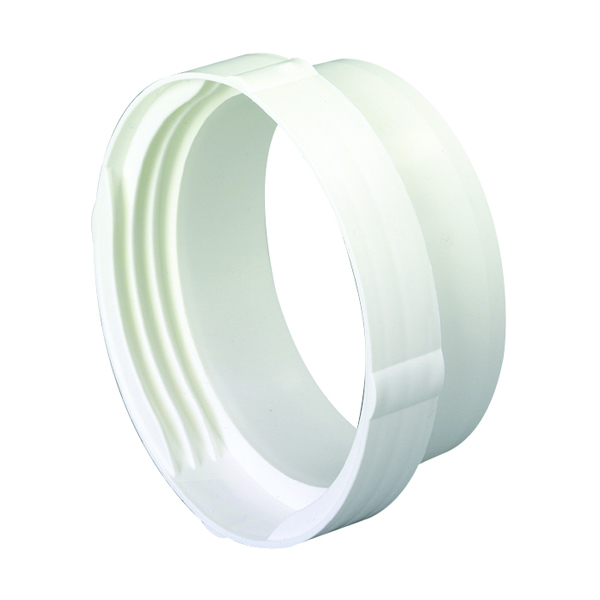 Domus 100Mm Threaded Hose Connector For Pvc Hose