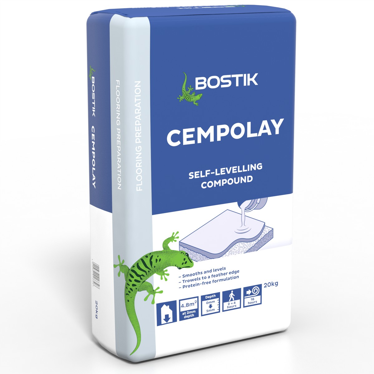 Bostik Grey Cempolay Self-Levelling Compound - 20Kg