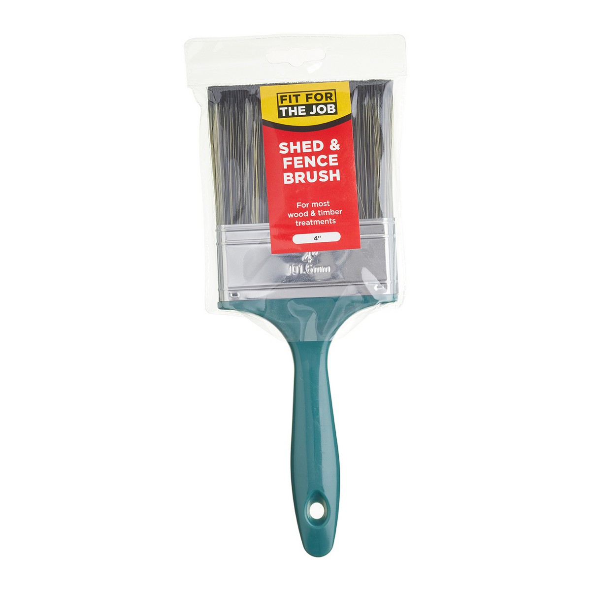 Fit For The Job Green Rodo Shed And Fence Brush 4"
