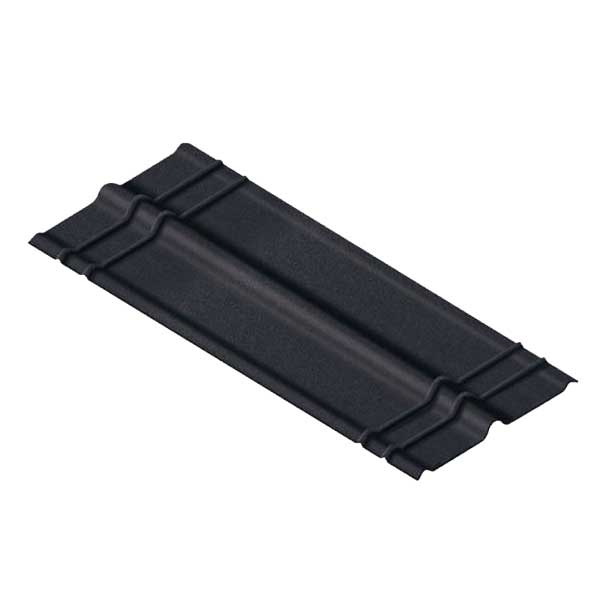 Ariel Plastics Black Coroline/Ondalux Ridge Cap 1000Mm