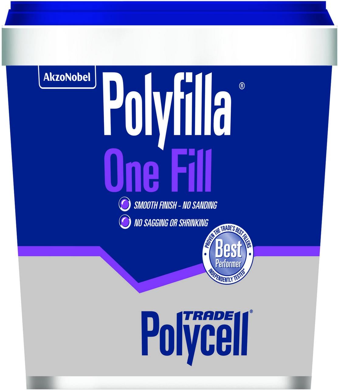 Polyfilla Polycell Trade One Fill Filler 1Ltr