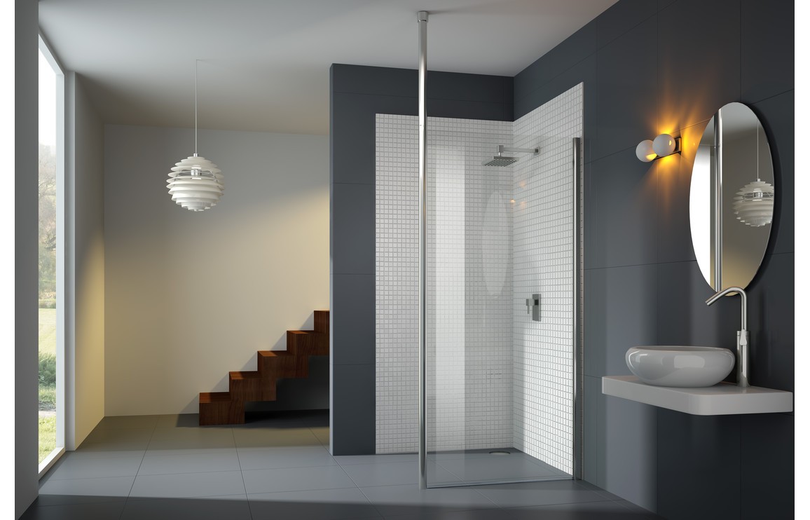 Merlyn Vivid Six Wet Room Vertical Pole 3000Mm - Polished Chrome