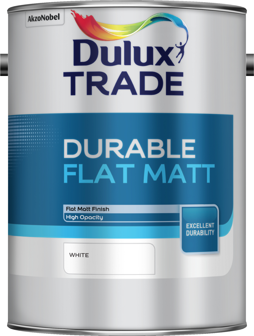 Dulux Trade White Dulux Durable Flat Matt Trade 5Ltr