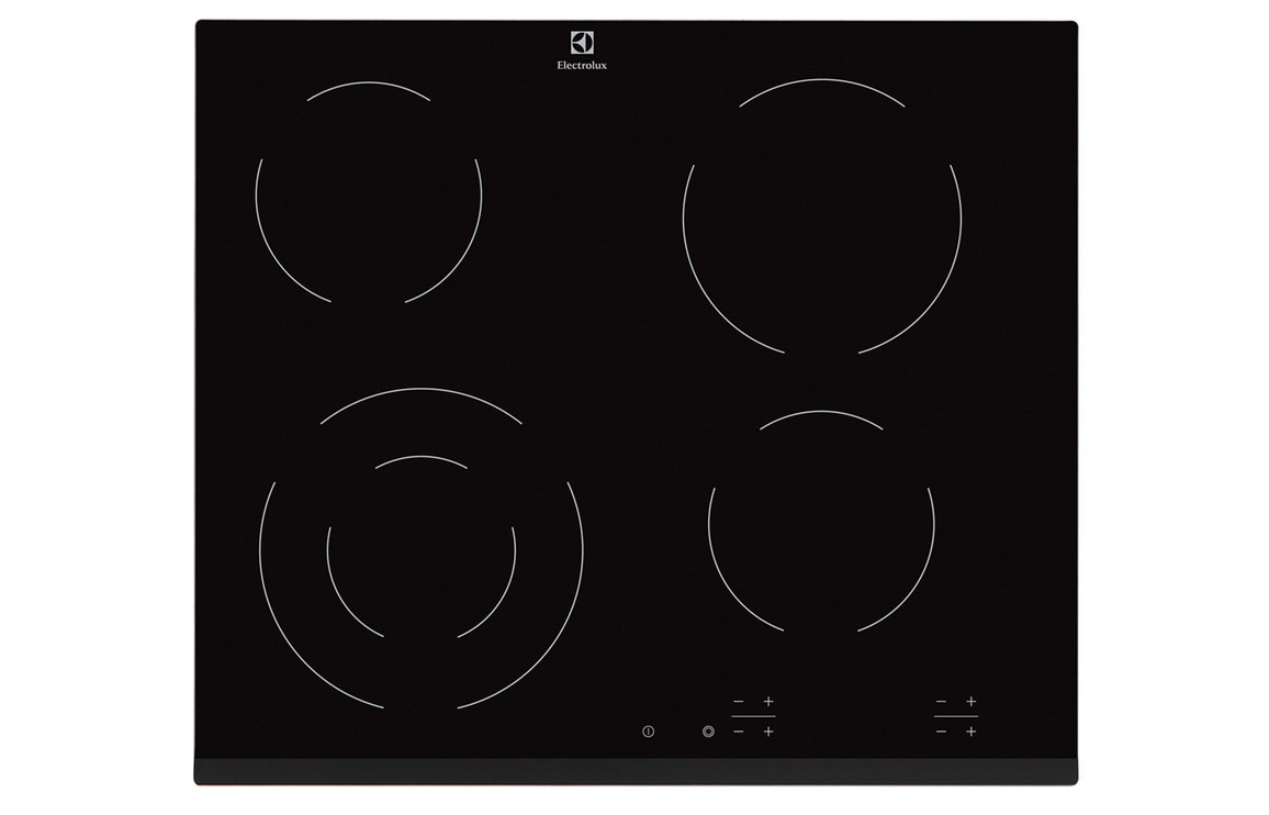Electrolux Black Integrated Ceramic Hob 60Cm - (Ehf6241fok)