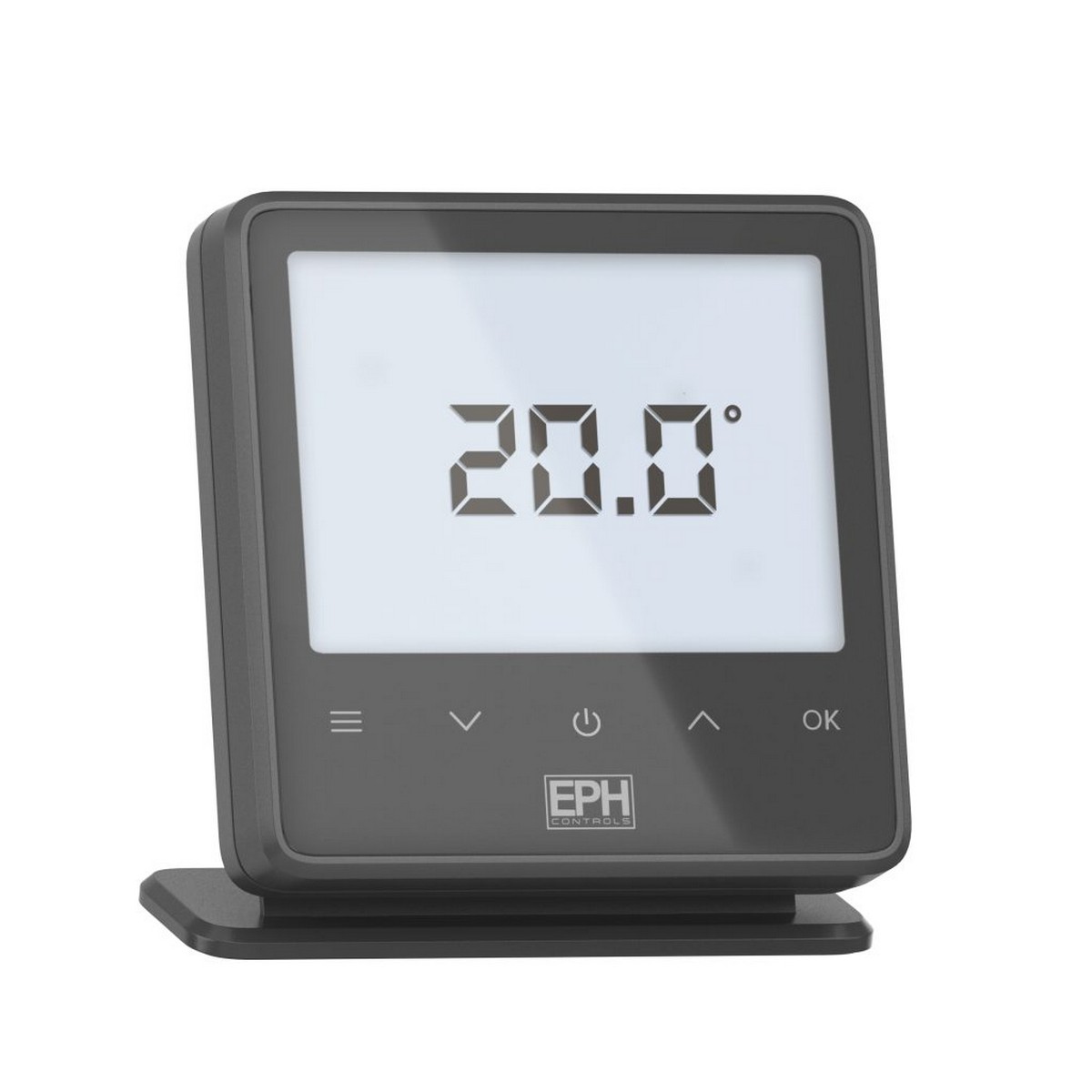 Eph Black On/Off Touch Thermostat (Battery Operated)