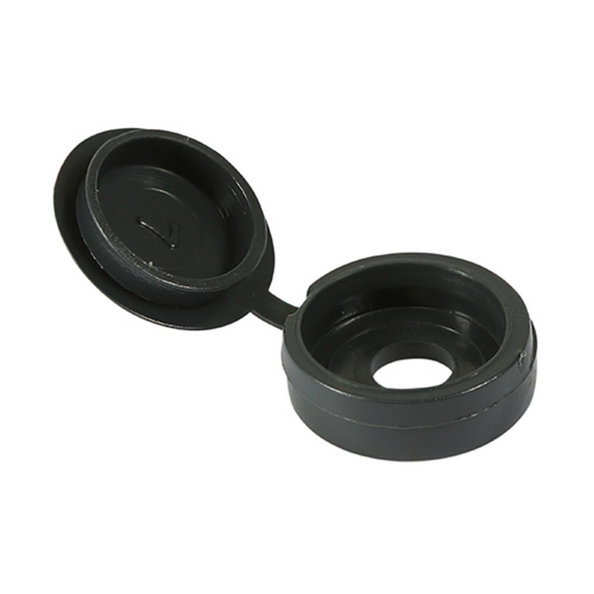 Timco Dark/Grey Large Hinged Screw Caps (Bag Of 50)