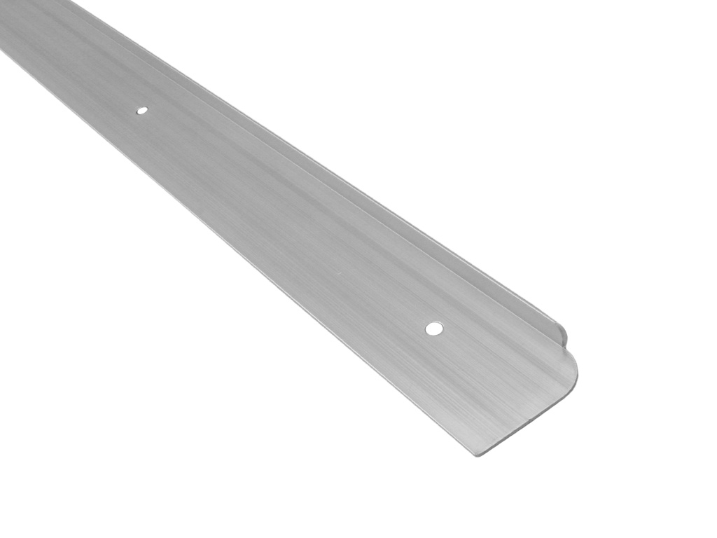 Centurion Silver Worktop Strip End Trim Satin Aluminium 40Mm Cj94p