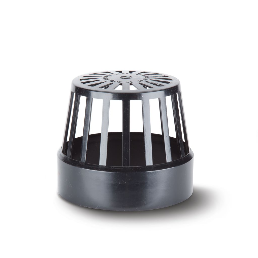 Polypipe Black 110Mm Soil Vent Terminal Sv42b