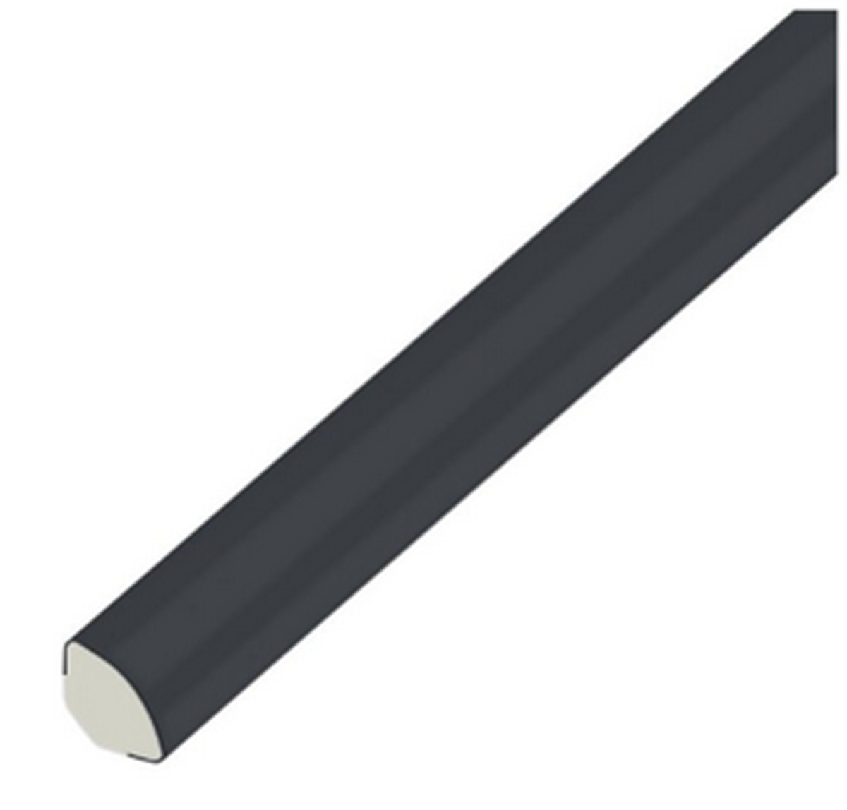 Eurocell Anthracite/Grey Smooth Quadrant - 5Mtr X 13Mm