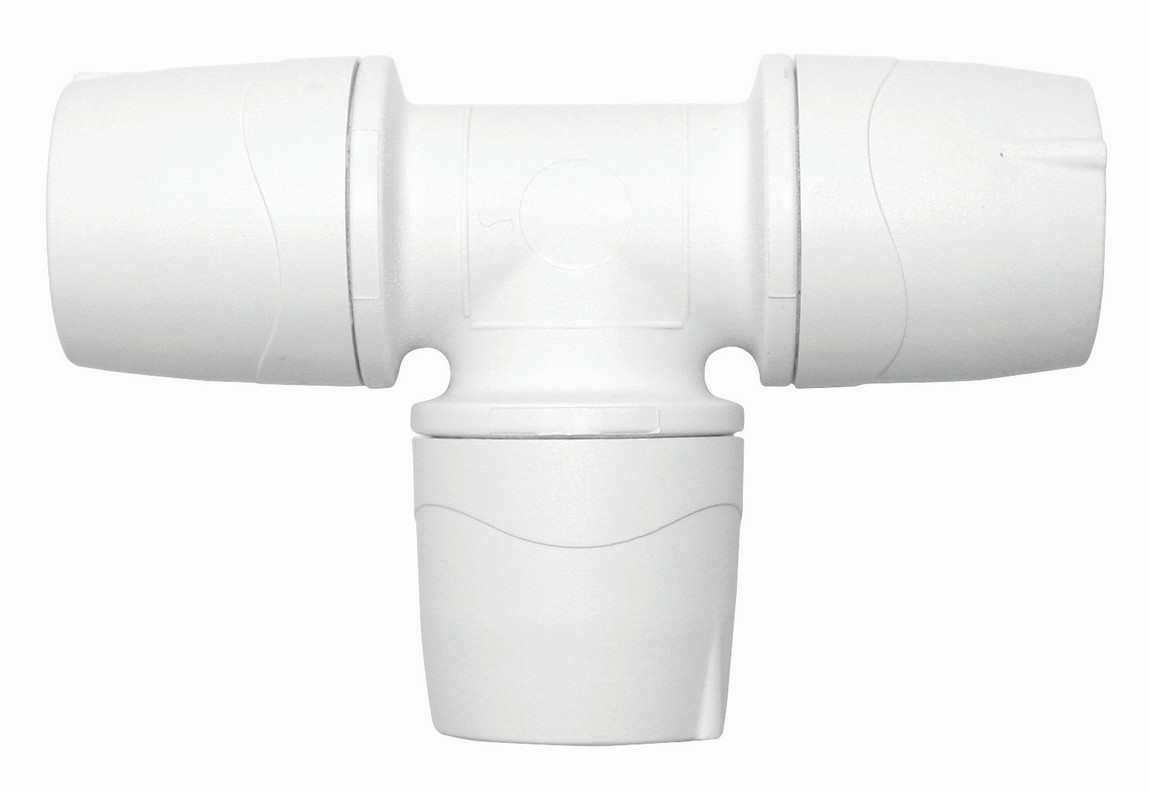 Polypipe White Polymax Equal Tee 15Mm Max215