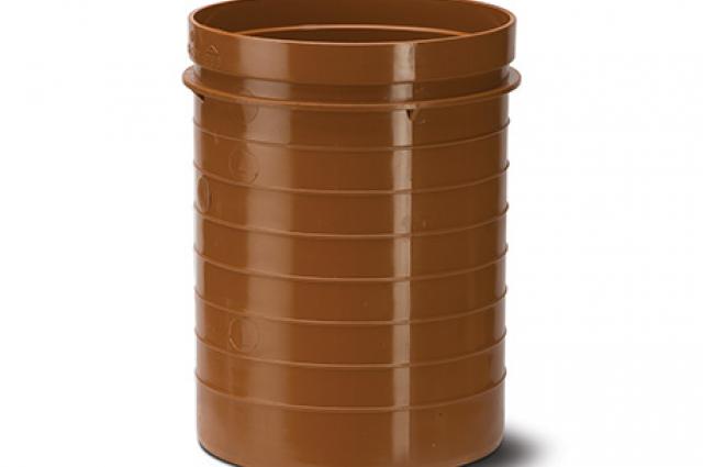 Polypipe 110Mm Bottle Gully Raising Piece - Terracotta - Ug427r