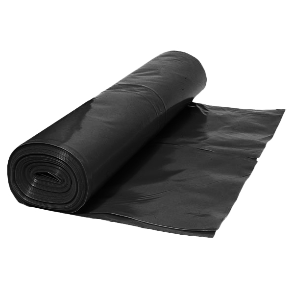 Non Branded Black Radbar Damp Proof Membrane Bba Polythene (300Mu) 4Mtr X 25Mtr