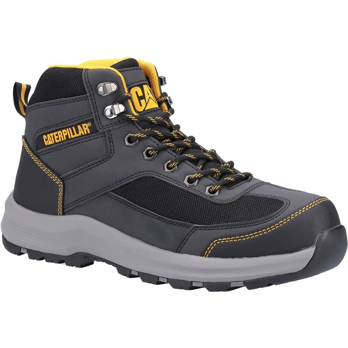 Photos - Safety Equipment CATerpillar Elmore Mid Safety Hiker Boots - Grey - Size 11 32215-55190-09 