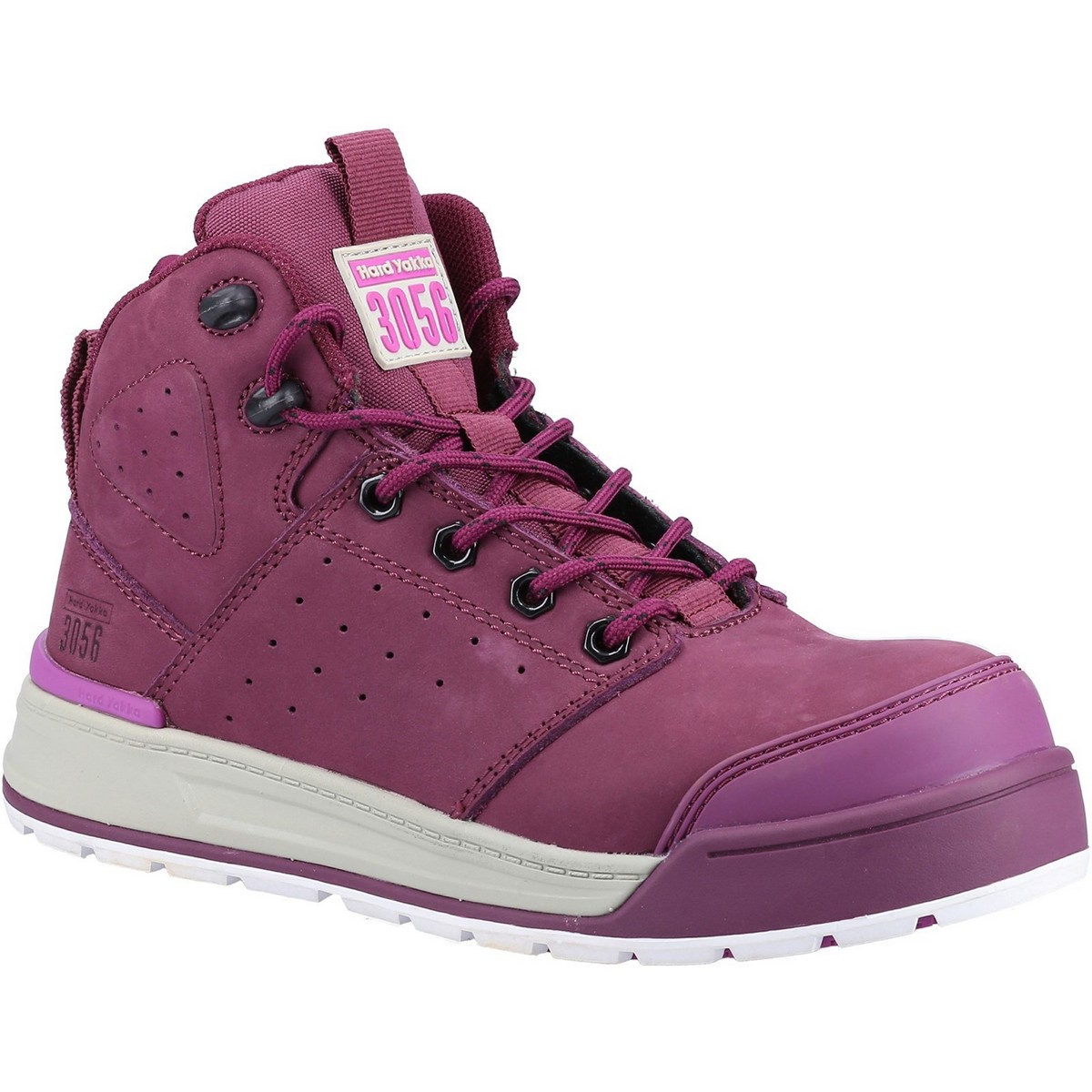 Hard Yakka - Women's - 3056 PR Side Zip Safety Boot - Size 8 - Shiraz