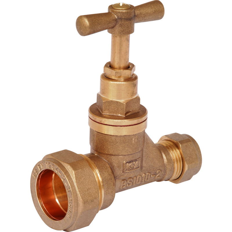 Embrass Peerless Stopcock 15Mm Copper To 25Mm Poly