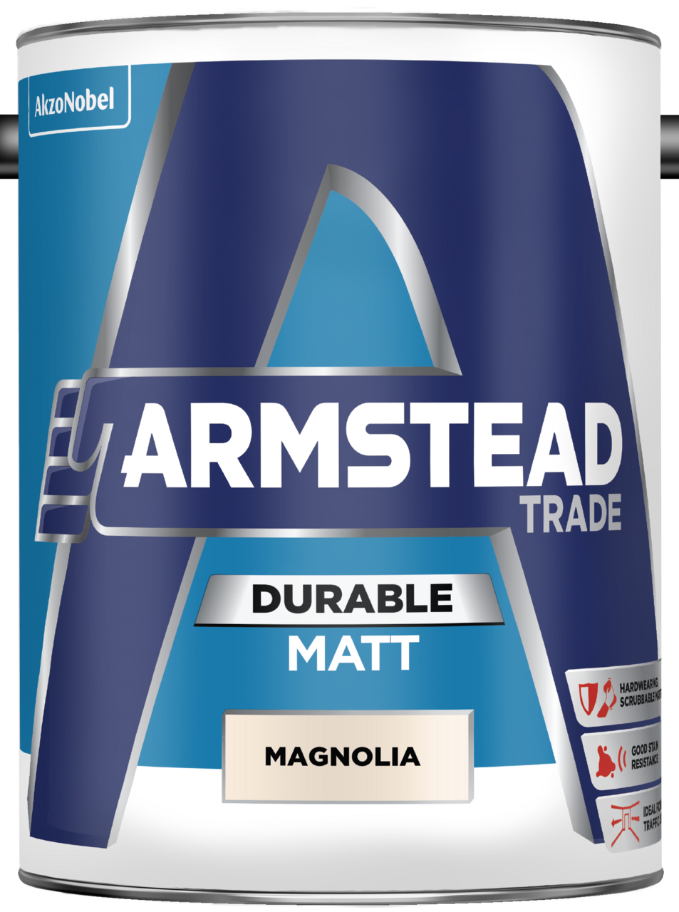 Armstead Trade Durable Matt 5Ltr Magnolia