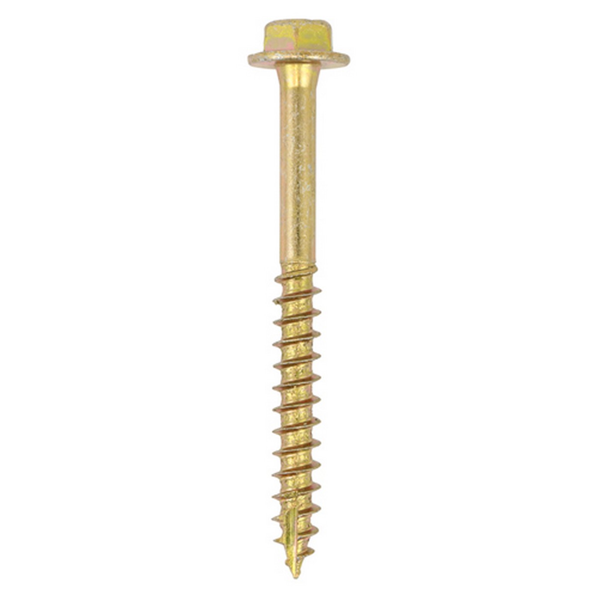 Timco Yellow Hex Flange Advanced Coach Screws 8.0 X 100Mm (Bag Of 4)