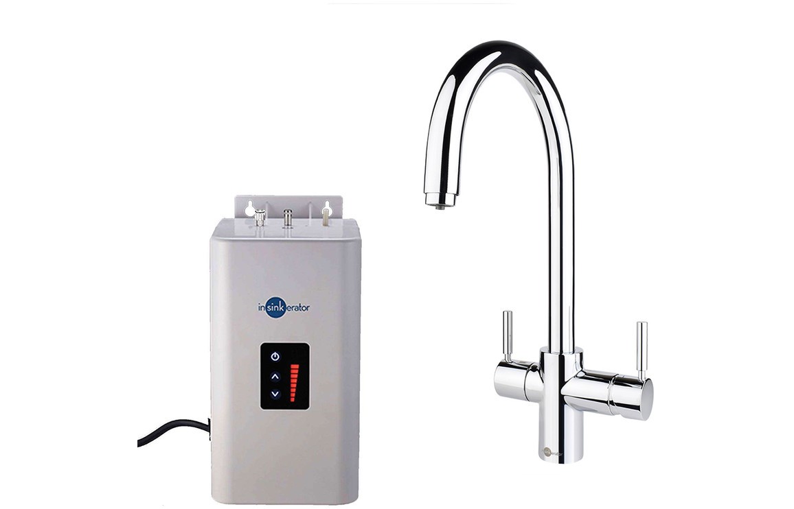 Insinkerator 3N1 J Shape Tap, Neo Tank & Filter Pack - Chrome (45097)
