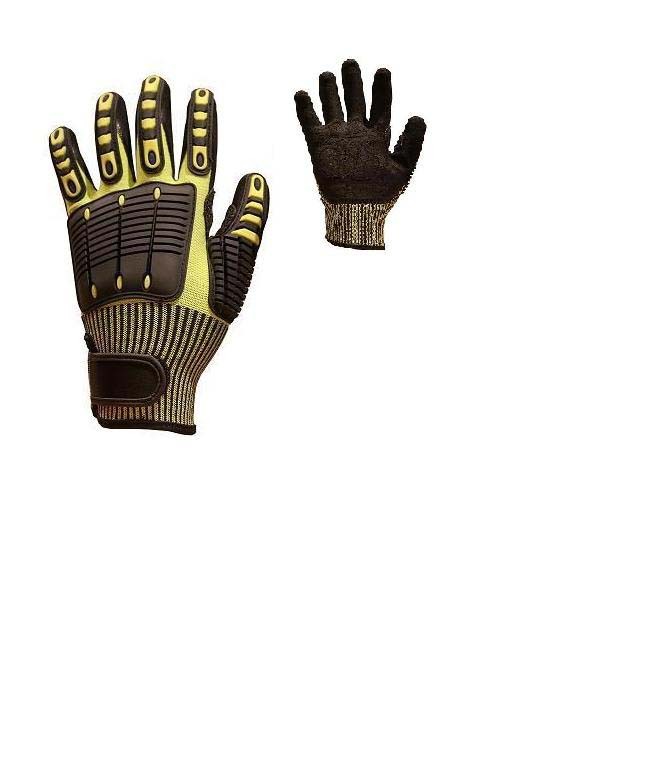 Keepsafe Black/Yellow Level 5 Impact & Cut Resistant Glove - Size 10 (Pair)