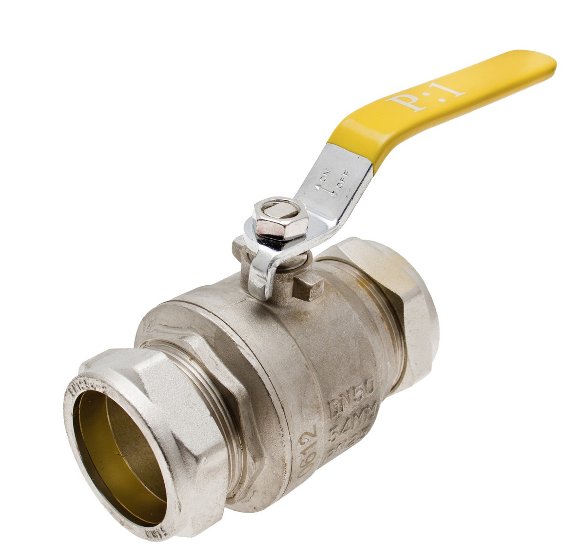 Non Branded Yellow Bradfords Lever Ballvalves Cxc Gas 35Mm