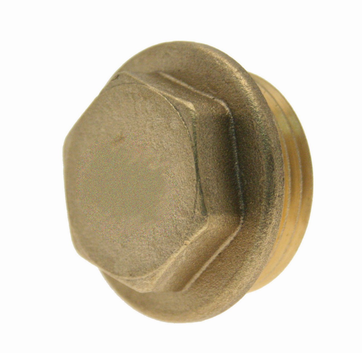 Embrass Peerless Flanged Brass Plug 1/4"