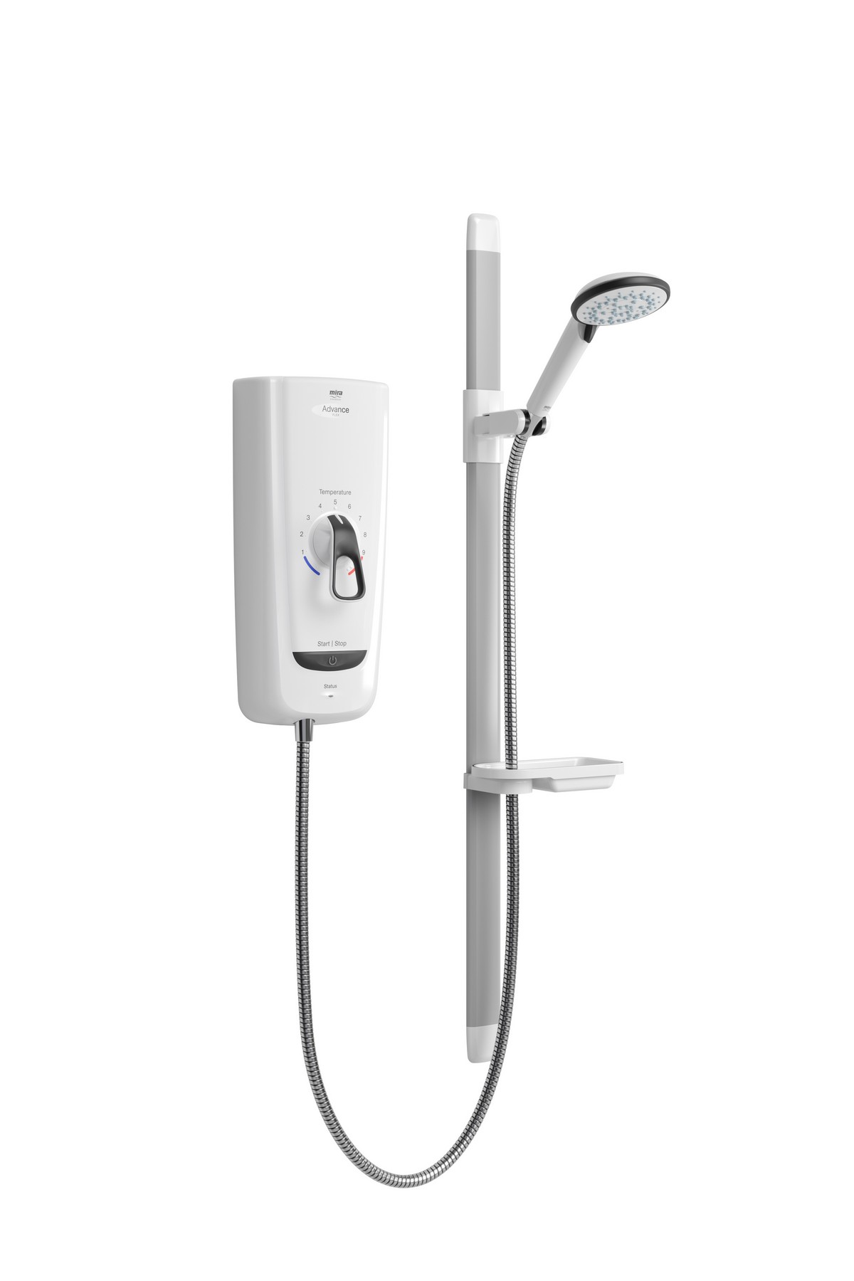 Mira White Advance Flex Thermostatic Electric Shower 8.7Kw - /Chrome