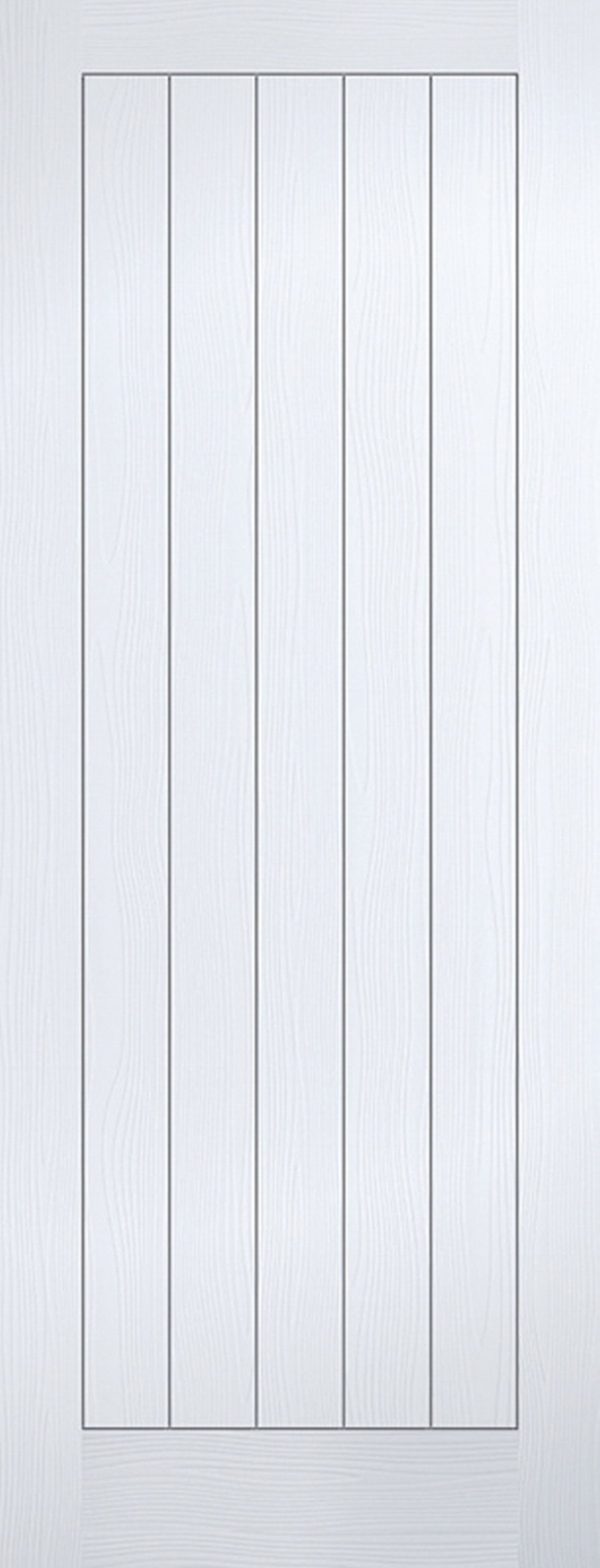 Bradfords White Lpd Textured 5P Moulded Internal Door - Primed - 1982 X 764Mm