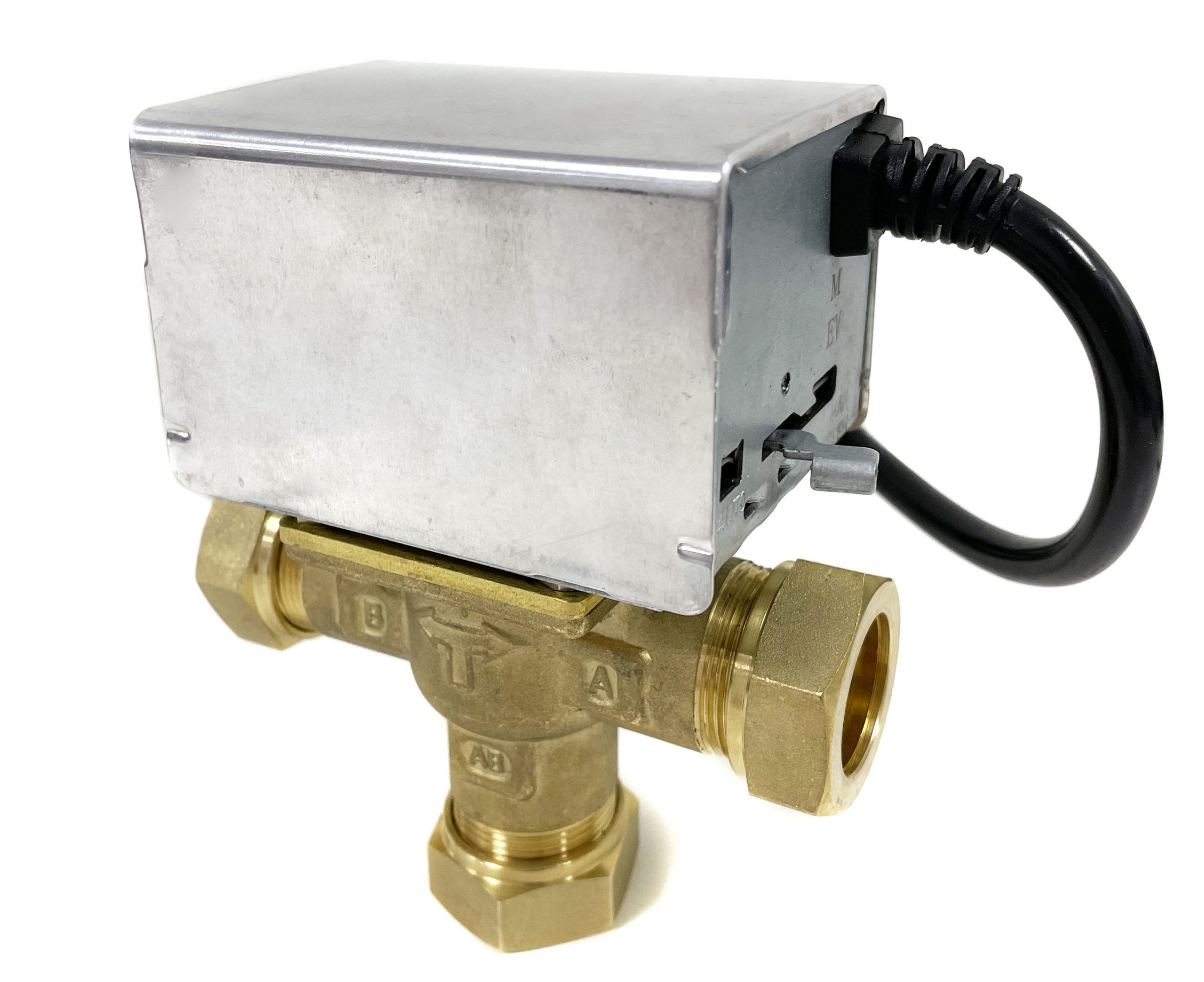 EPH - 3 Port Compression Motorised Valve - 22mm - Mid-Position