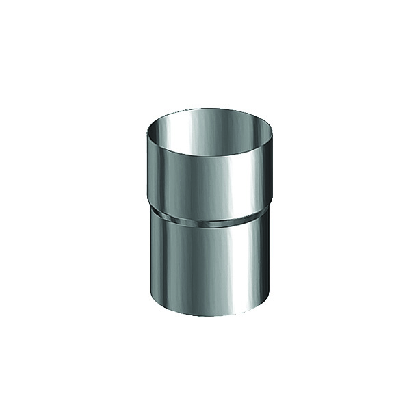 Lindab Men's Magestic Steel Rainwater System Pipe Connector Srorm 75Mm - Galvanised