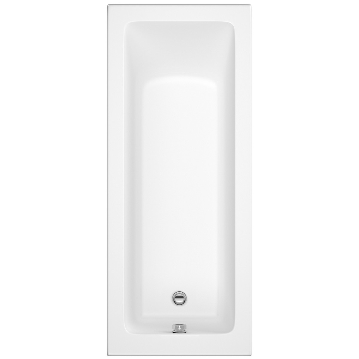 Bradfords White Solarna Single Ended Plain Bath 0Th 1500 X 700Mm