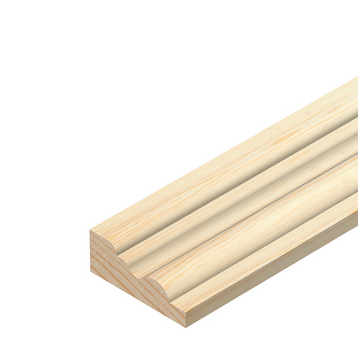 Cheshire Mouldings Decorative Barrel Moulding Pine - 21 X 9Mm X 2.4M