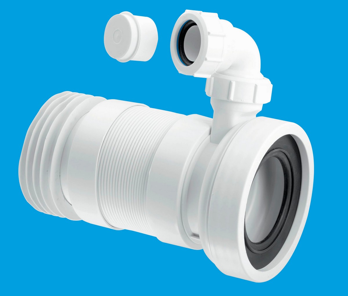 Mcalpine Flexi Pan Connector With 1 1/4" Boss Wc-F26rv
