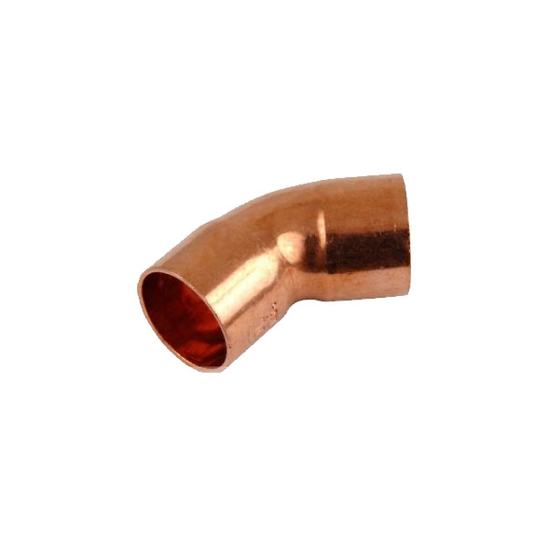Embrass Peerless Trade End Feed Elbow 45Deg Wras 15Mm