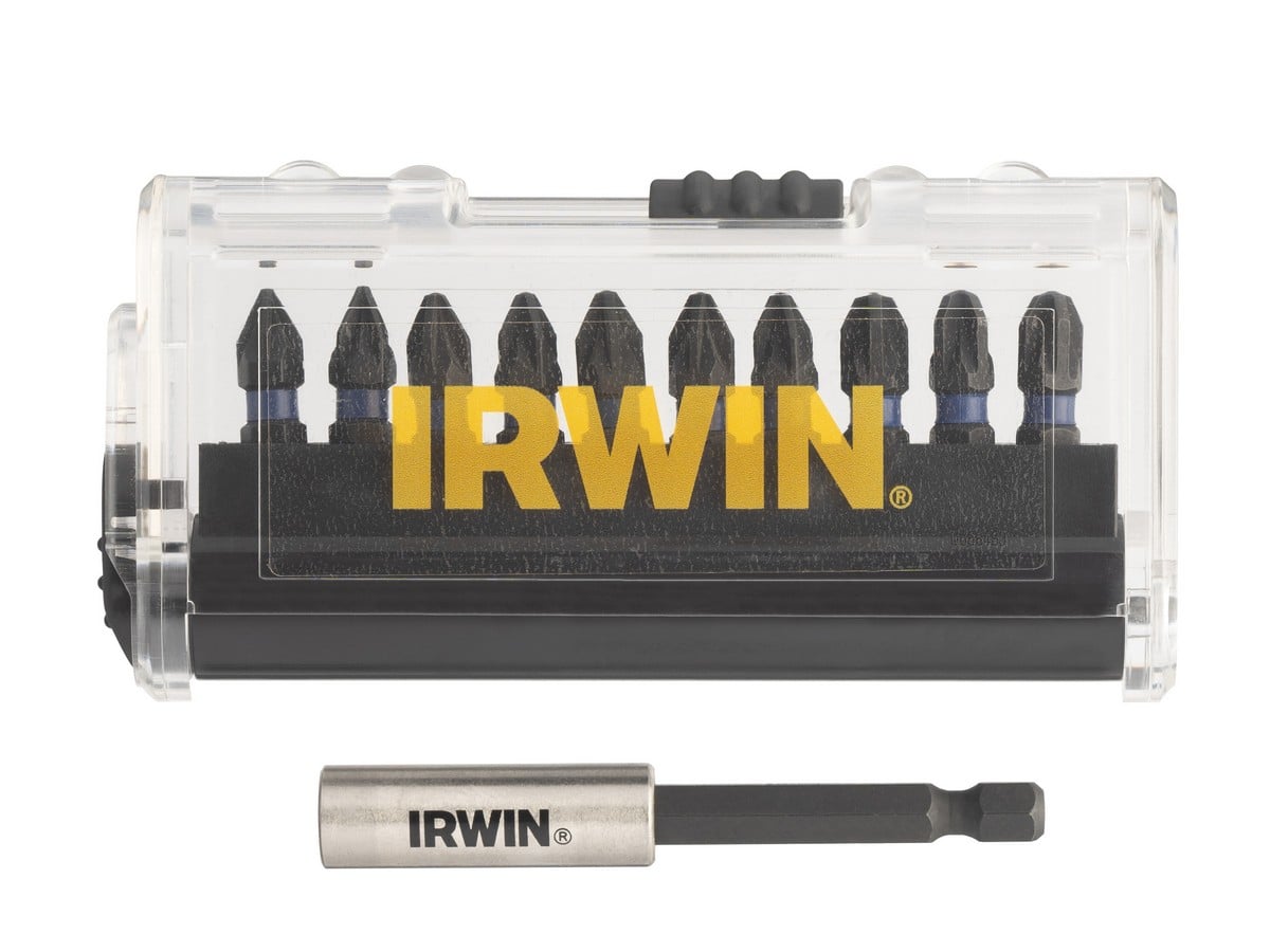 Irwin - Impact Pro Performance Pozidriv Screwdriver Bit Set - 9 Piece