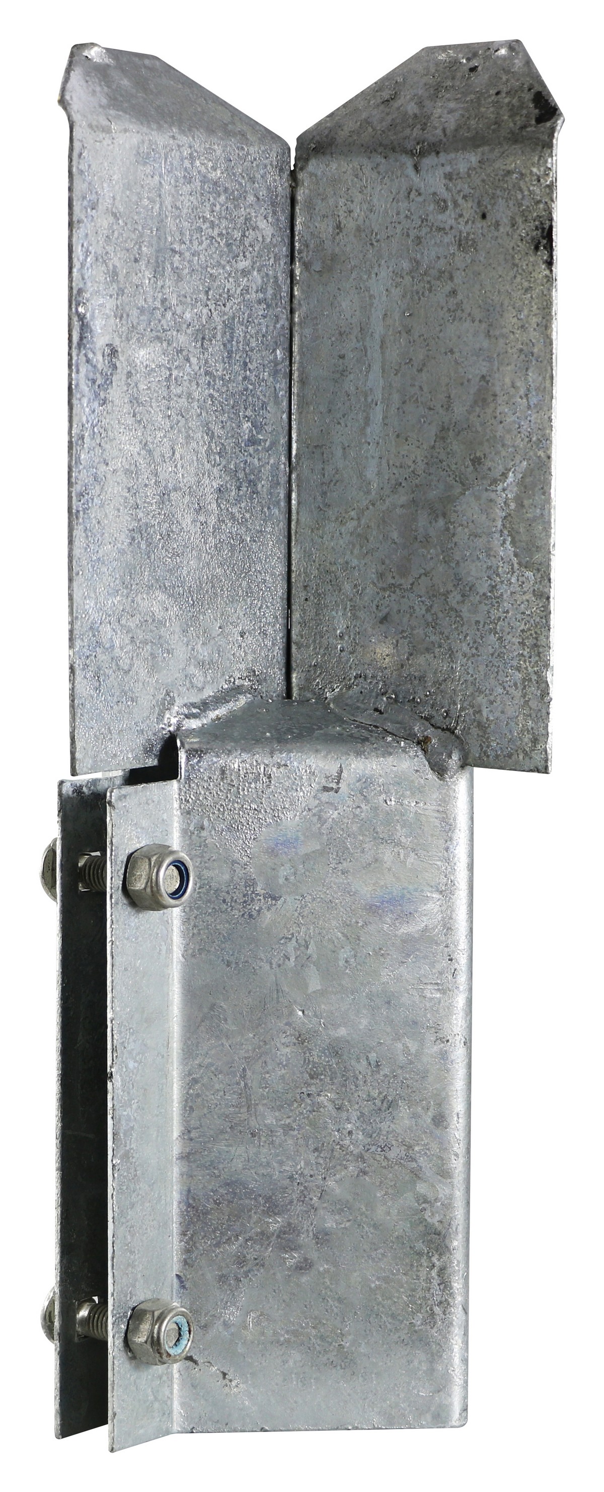 Timco Taurus Bolt Secure Concrete Shoe 75Mm Post Holder, Hot-Dipped Galvanised