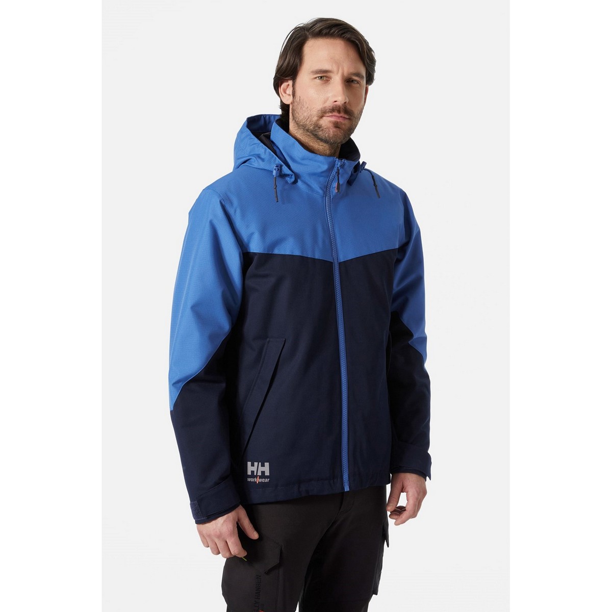 Helly Hansen Blue Workwear Oxford Winter Jacket - Navy/Stone - Xl