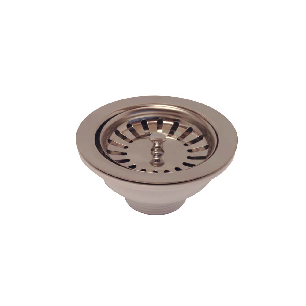 Non Branded Silver Bradfords Basket Strainer Waste Stainless Steel No Overflow