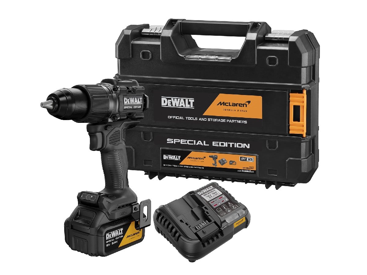 DeWalt - DCD86MP1T - McLaren F1 Edition Combi Drill - 18V - 5.0Ah Battery