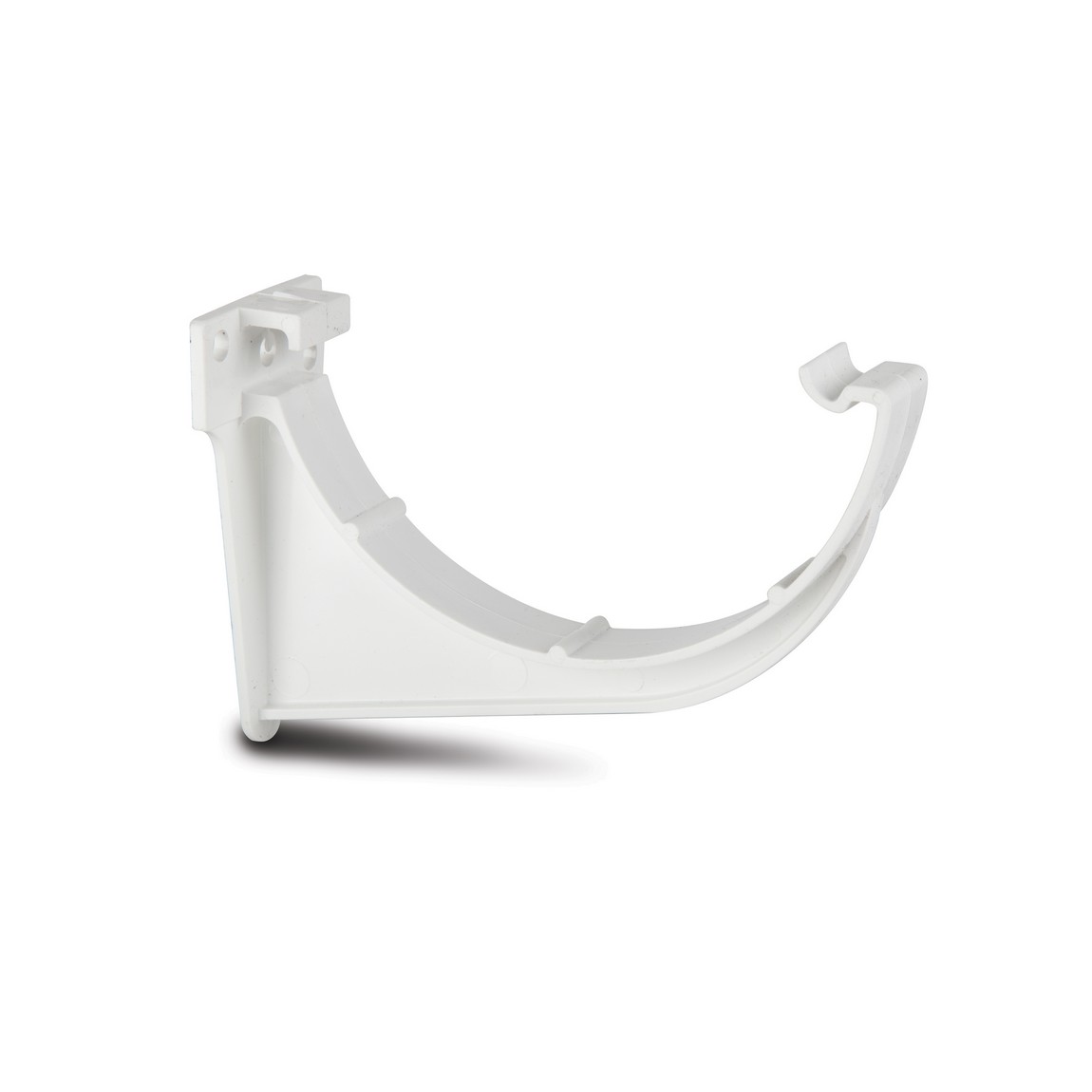 Polypipe White 112Mm Half Round Fascia Bracket - Rr109w