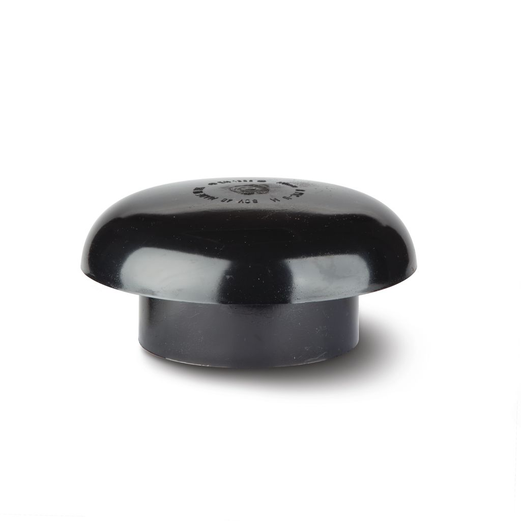 Polypipe Black 110Mm Soil Vent Cowl Scv40b