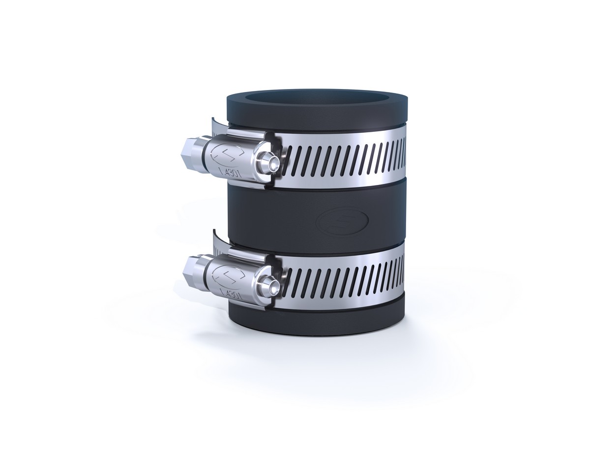 Fernco Grey Plumbqwik Plumbing Coupling 60-69Mm