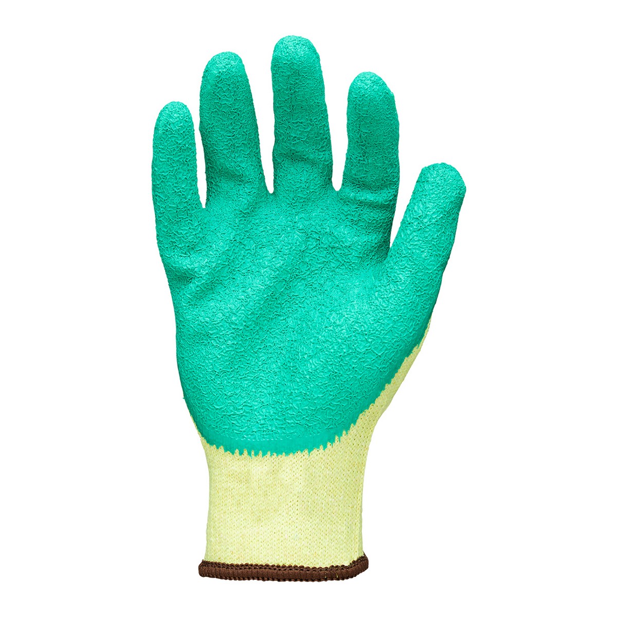Blackrock Yellow/Blue Ppe Latex Gripper Gloves (Size 10) 6 Pairs